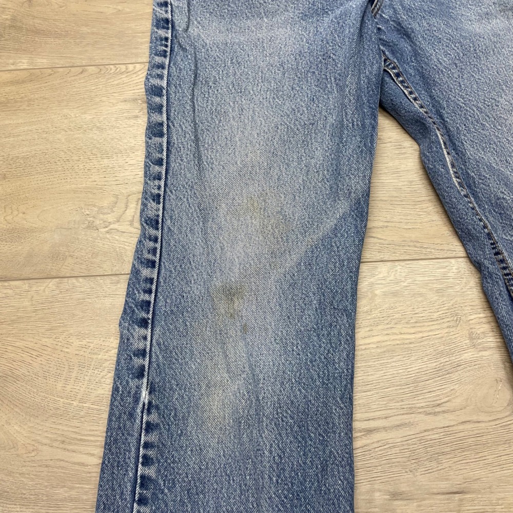 Levi's 517 Boot Cut Jeans Mens 34x32 Blue Vintage USA Made Denim - Picture 6 of 12